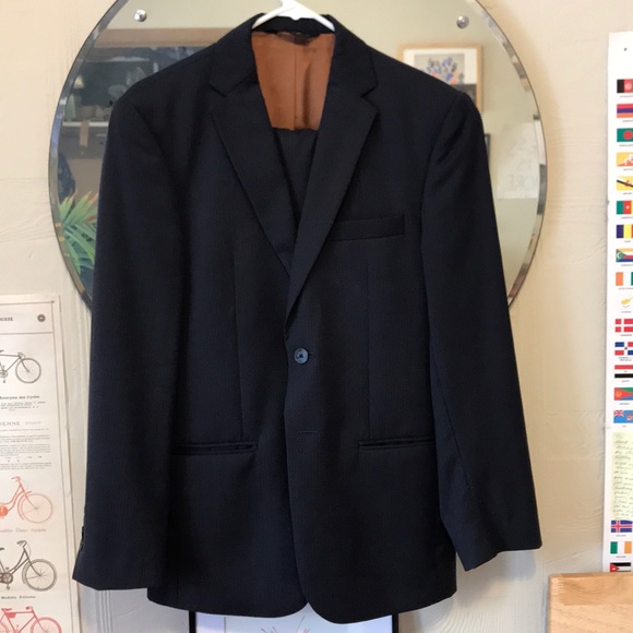 Other - Blue Pinstripe Slim Fit Suit